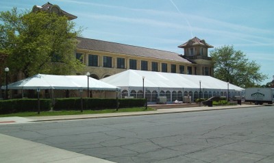 Frame Tent with Cathedral Sides