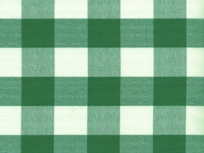 Green and White Check