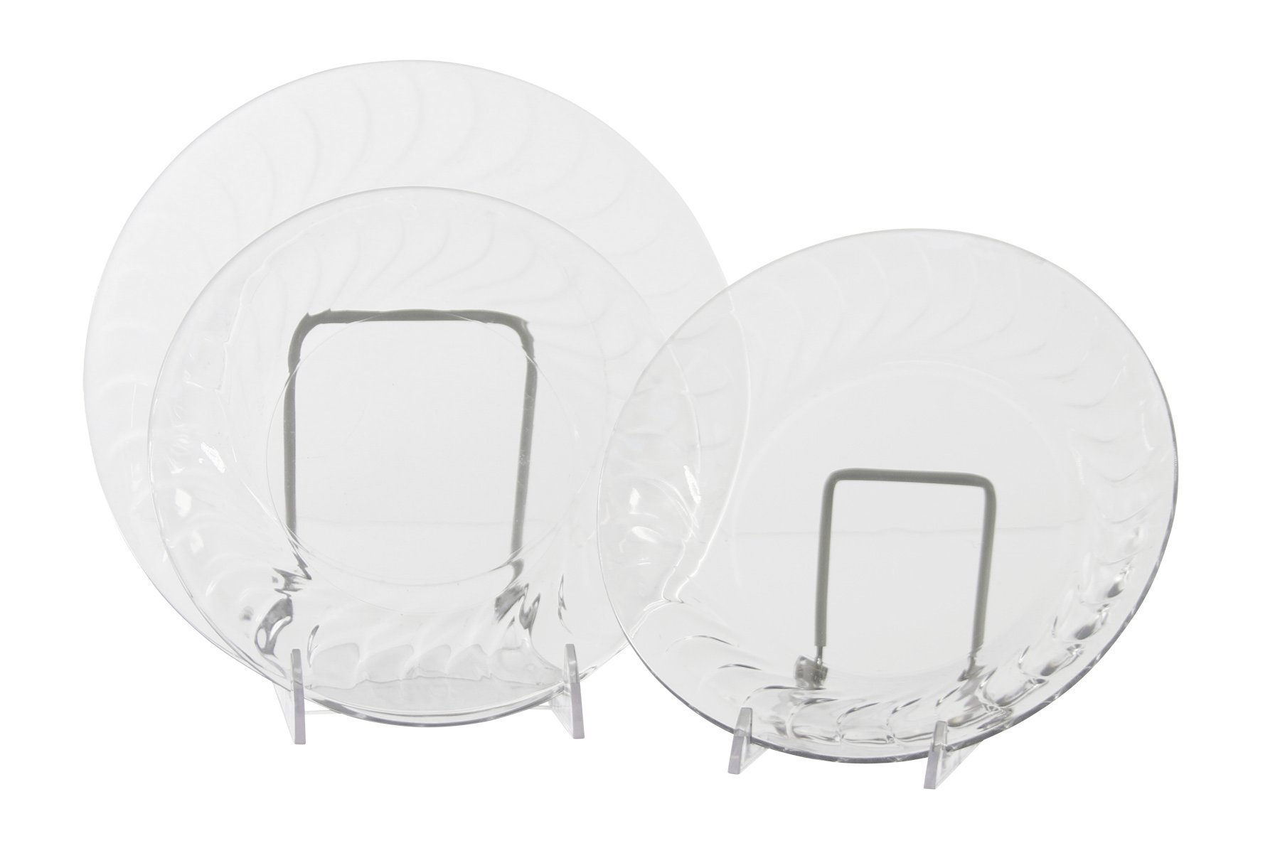 Swirl Glass Plates